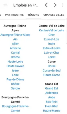 Emplois en France android App screenshot 0