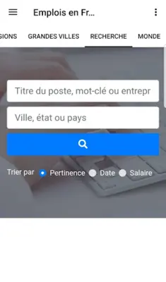 Emplois en France android App screenshot 1