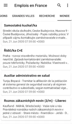 Emplois en France android App screenshot 5